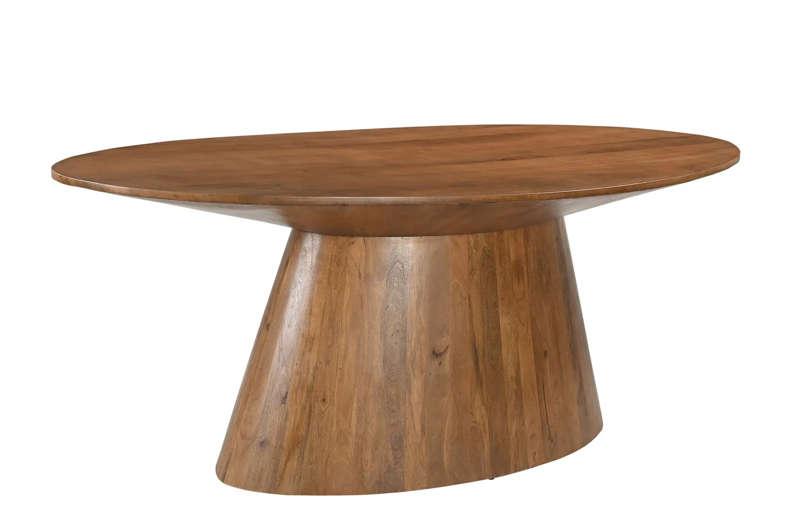 Ovalus valgomojo stalas AMBRIA, 210x100x77 cm