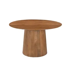 Apvalus valgomojo stalas AMBRIA C, 130x130x76 cm