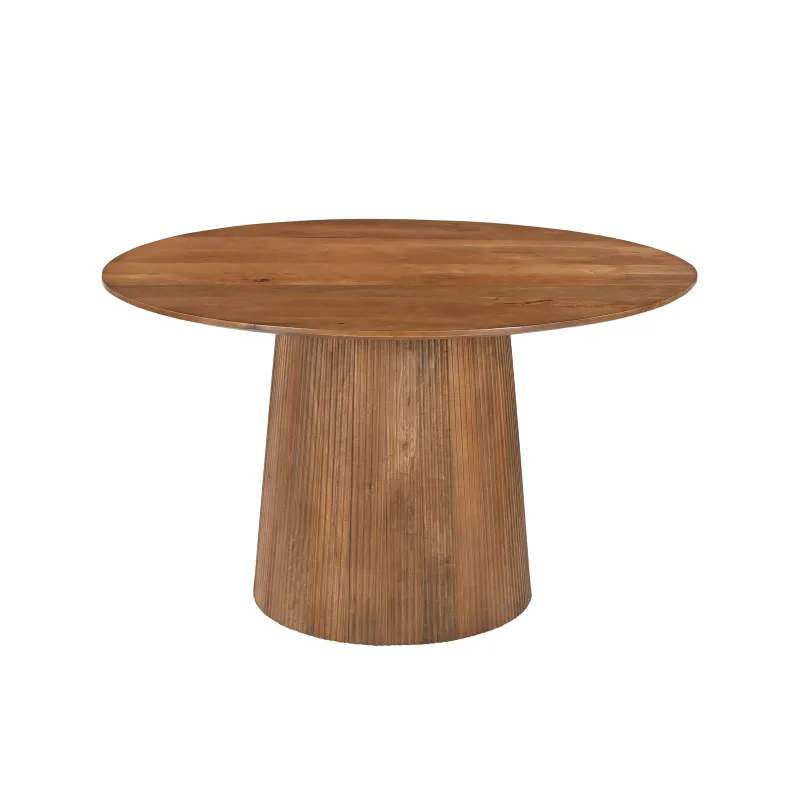 Apvalus valgomojo stalas AMBRIA C, 130x130x76 cm