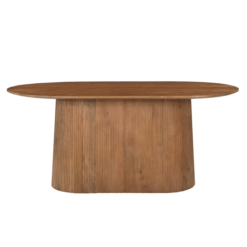 Ovalus valgomojo stalas...