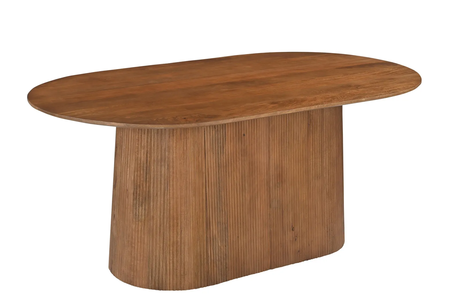 Ovalus valgomojo stalas AMBRIA, 180x100x76 cm