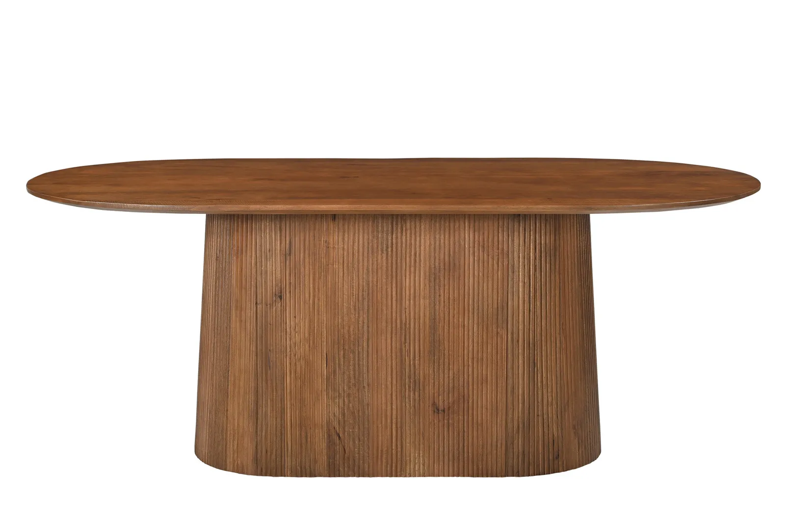 Ovalus valgomojo stalas AMBRIA, 200x100x76 cm