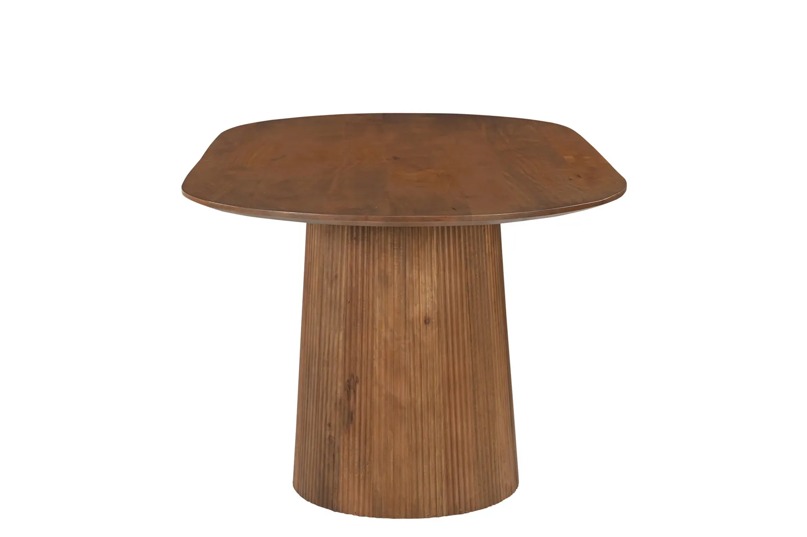 Ovalus valgomojo stalas AMBRIA, 200x100x76 cm