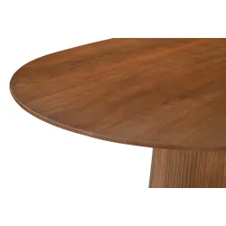 Ovalus valgomojo stalas AMBRIA, 200x100x76 cm