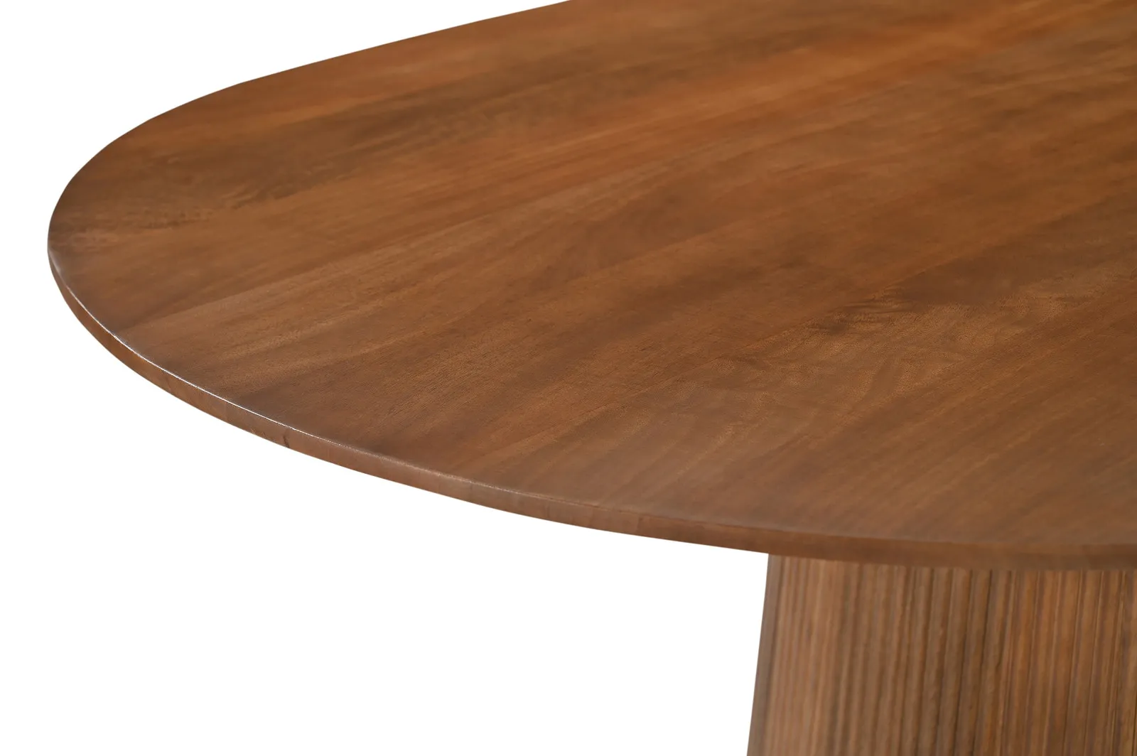 Ovalus valgomojo stalas AMBRIA, 200x100x76 cm