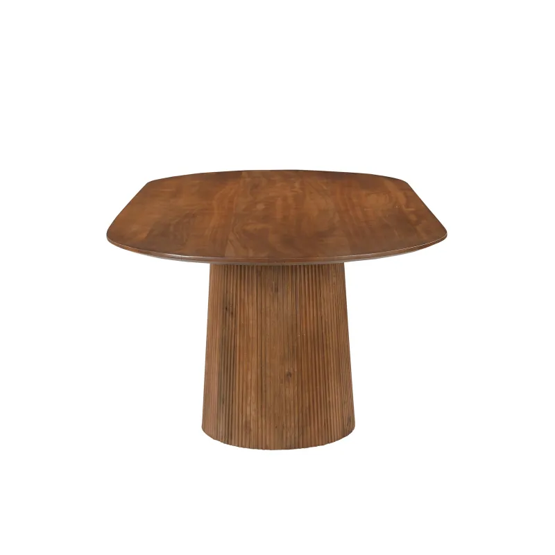 Ovalus valgomojo stalas AMBRIA, 230x110x76 cm