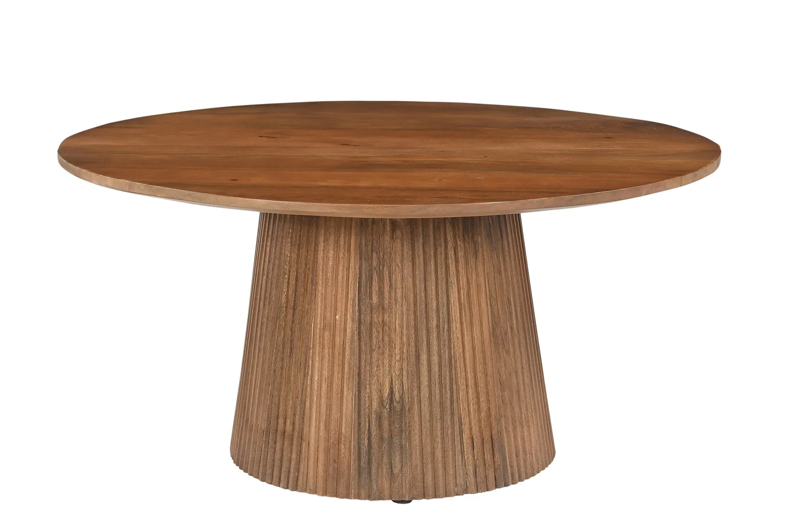 Apvalus žurnalinis staliukas AMBRIA, 80x80x38 cm