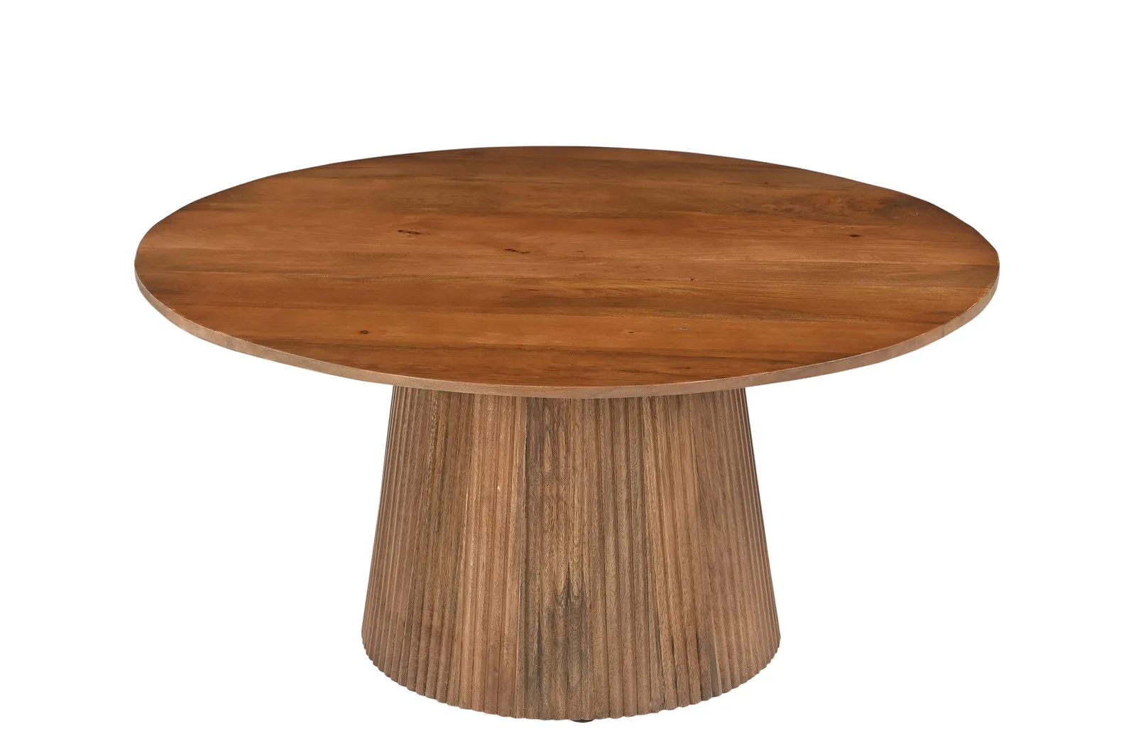 Apvalus žurnalinis staliukas AMBRIA, 80x80x38 cm