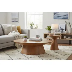 Žurnalinis staliukas AMBRIA, 60x60x60 cm