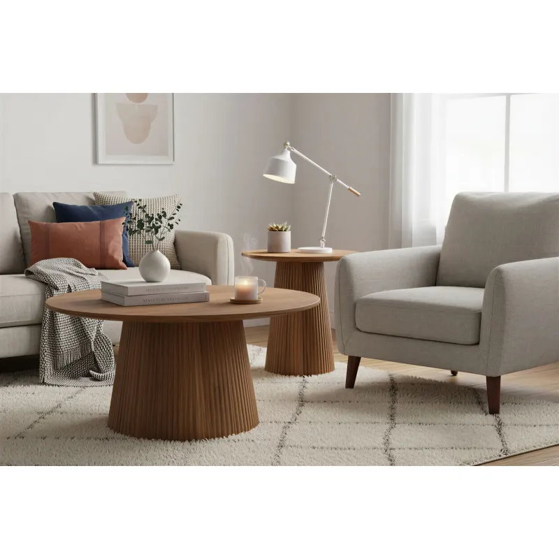 Žurnalinis staliukas AMBRIA, 50x50x46 cm