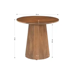 Žurnalinis staliukas AMBRIA, 50x50x46 cm