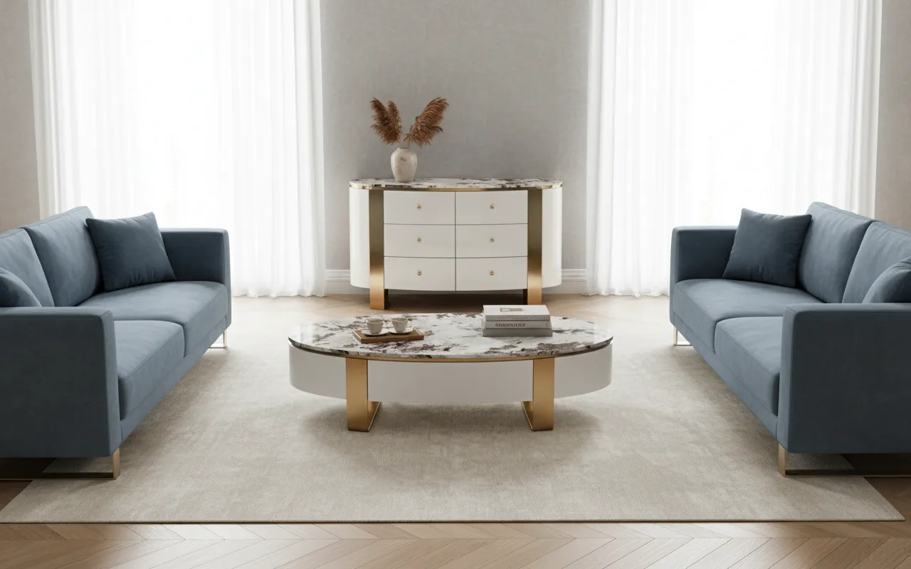 Žurnalinis staliukas STILI, 150x80x38 cm