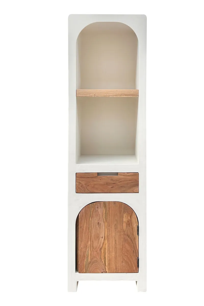 Aukšta spintelė su lentynomis HOLVIC, 50x40x175 cm