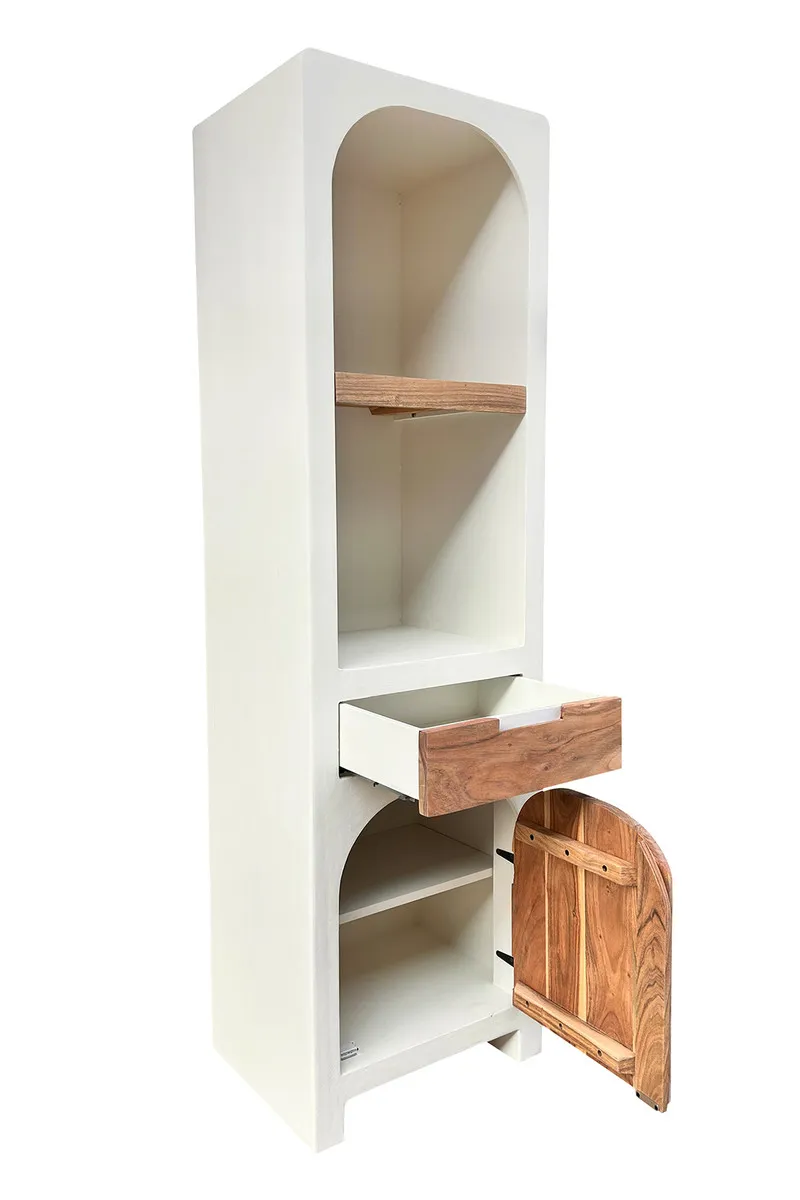 Aukšta spintelė su lentynomis HOLVIC, 50x40x175 cm