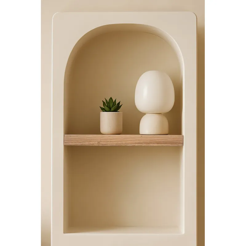 Aukšta spintelė su lentynomis HOLVIC, 50x40x175 cm