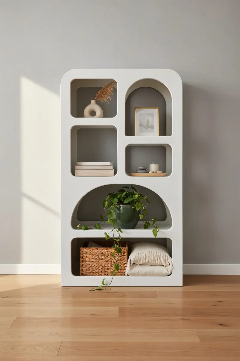 Aukšta pastatoma lentyna HOLVIC, 90x35x170 cm