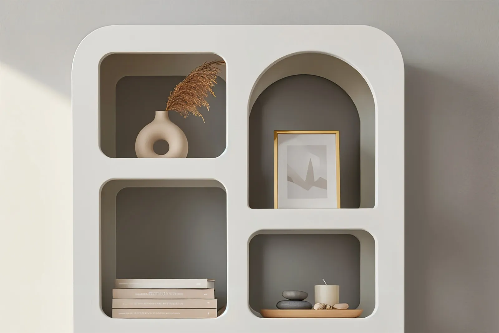 Aukšta pastatoma lentyna HOLVIC, 90x35x170 cm