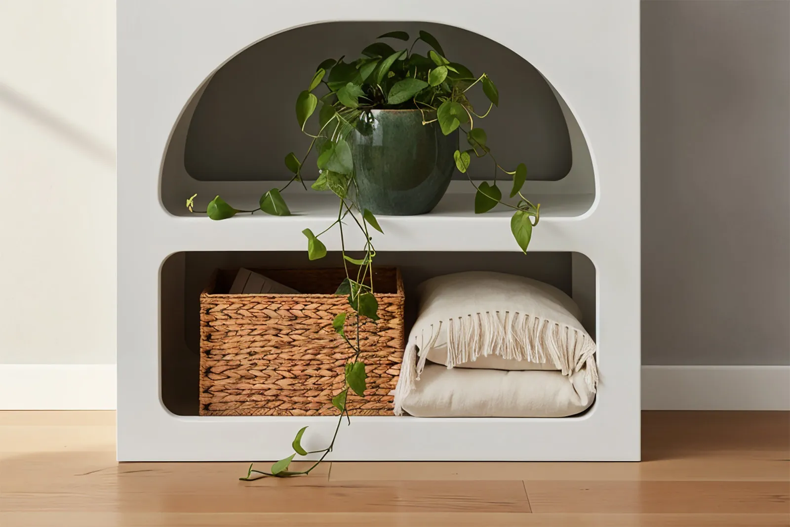 Aukšta pastatoma lentyna HOLVIC, 90x35x170 cm