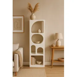 Aukšta pastatoma lentyna HOLVIC, 50x32x180 cm