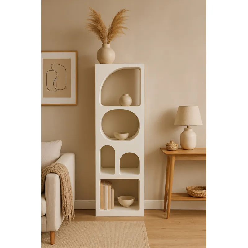 Aukšta pastatoma lentyna HOLVIC, 50x32x180 cm