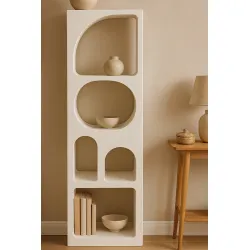 Aukšta pastatoma lentyna HOLVIC, 50x32x180 cm