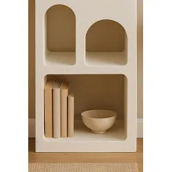 Aukšta pastatoma lentyna HOLVIC, 50x32x180 cm