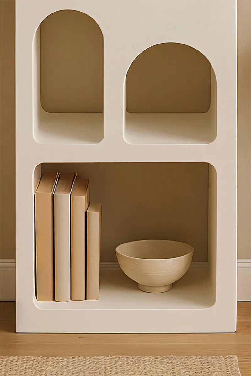 Aukšta pastatoma lentyna HOLVIC, 50x32x180 cm