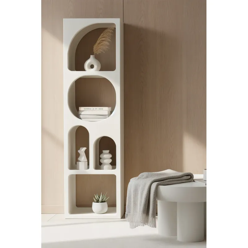 Aukšta pastatoma lentyna HOLVIC, 50x32x180 cm