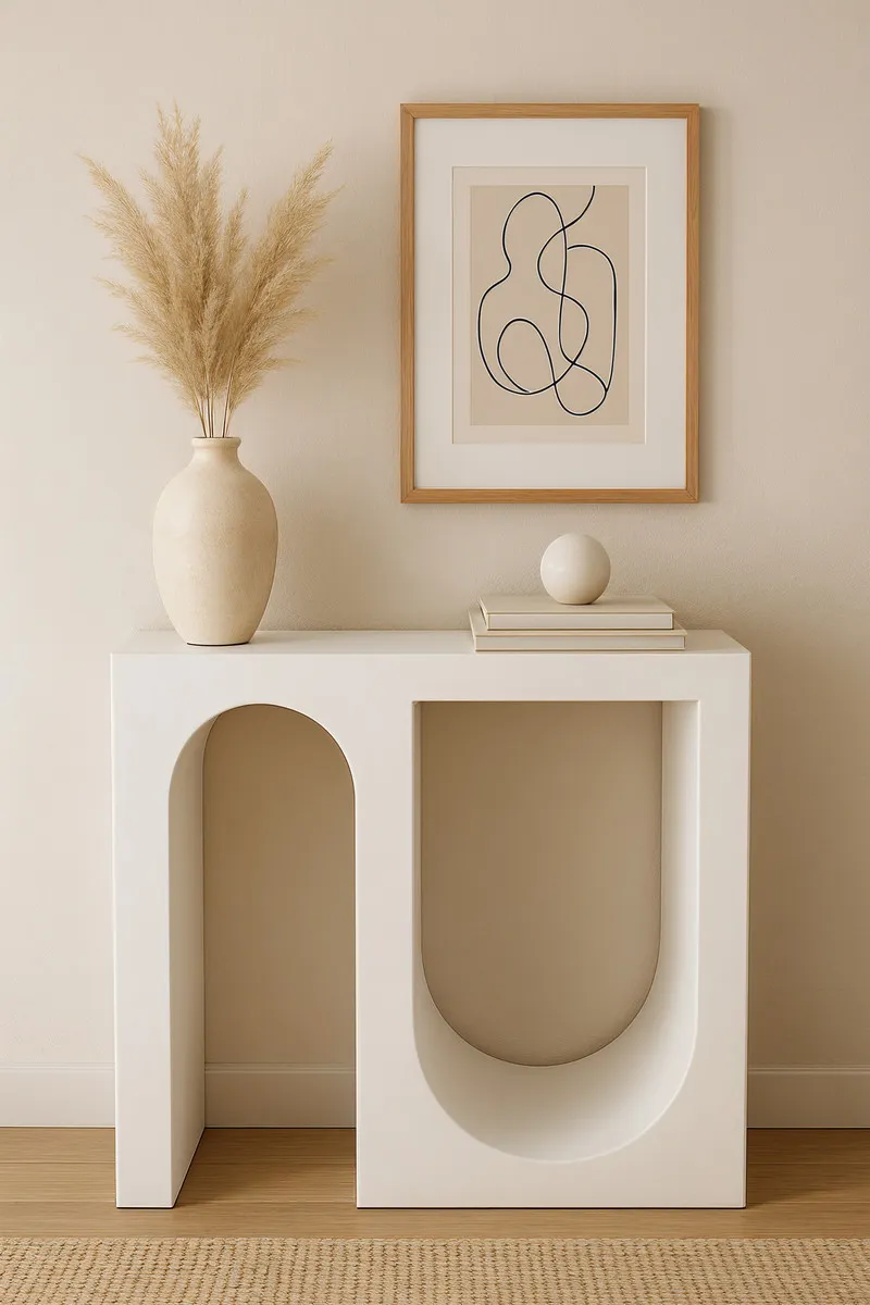 Konsolė HOLVIC, 78x33x80 cm