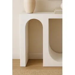 Konsolė HOLVIC, 78x33x80 cm