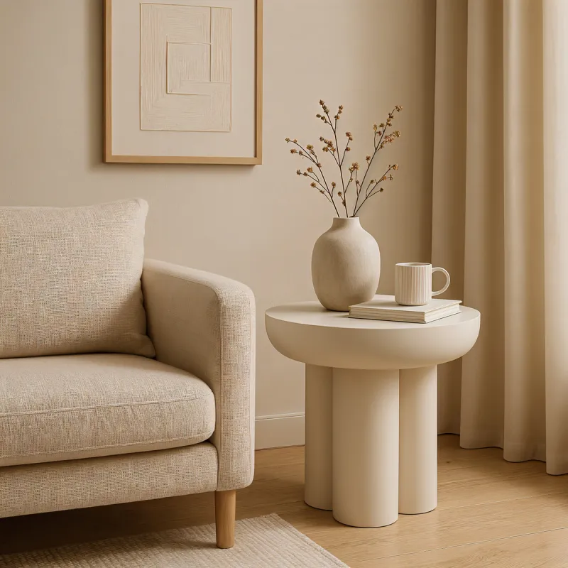 Žurnalinis staliukas HOLVIC, 50x50x47 cm