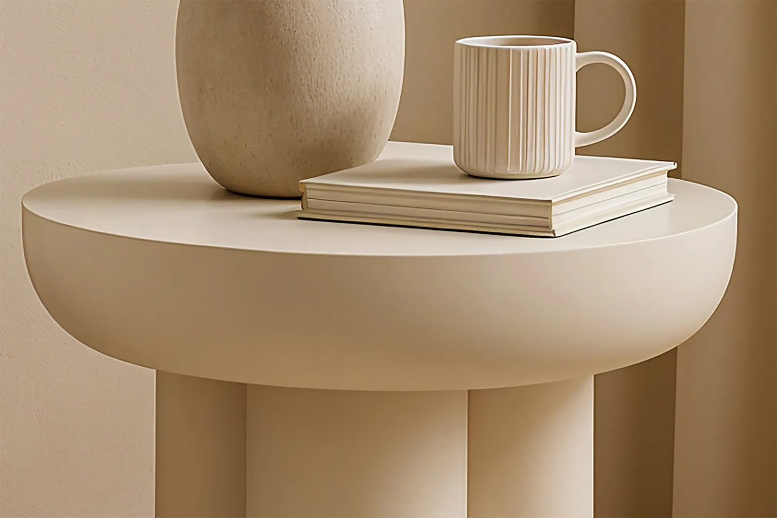 Žurnalinis staliukas HOLVIC, 50x50x47 cm