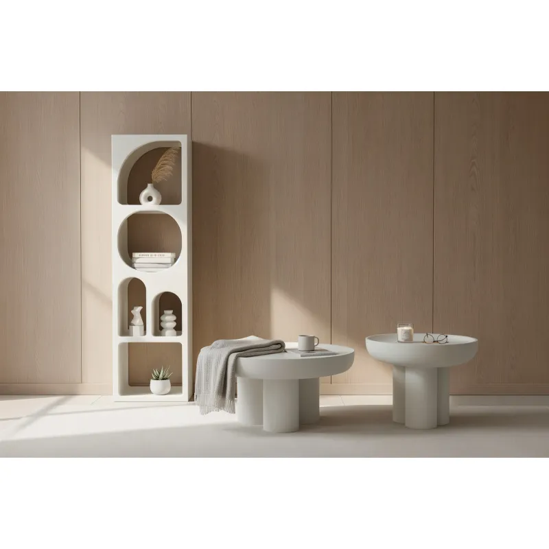 Žurnalinis staliukas HOLVIC, 70x70x35 cm