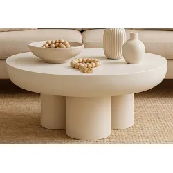 Žurnalinis staliukas HOLVIC, 70x70x35 cm