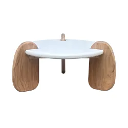 Žurnalinis staliukas HOLVIC, 80x80x45 cm