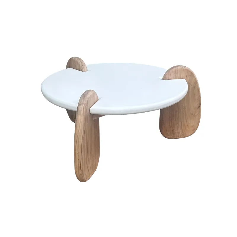 Žurnalinis staliukas HOLVIC, 80x80x45 cm