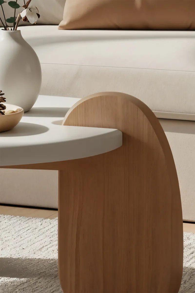 Žurnalinis staliukas HOLVIC, 80x80x45 cm