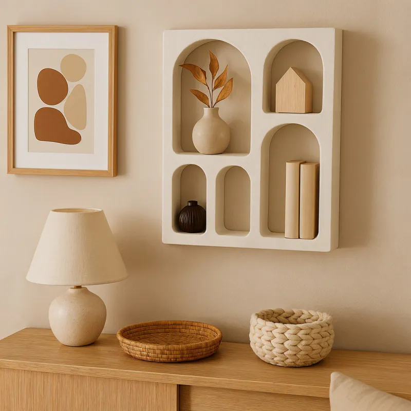 Pakabinama lentyna HOLVIC, 60x14x80 cm