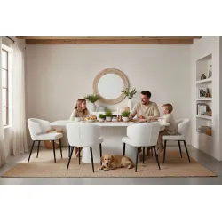 Valgomojo stalas HOLVIC, 200x100x76 cm