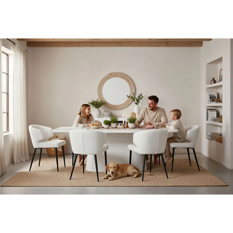 Valgomojo stalas HOLVIC, 200x100x76 cm