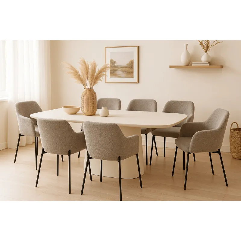 Valgomojo stalas HOLVIC, 200x100x76 cm