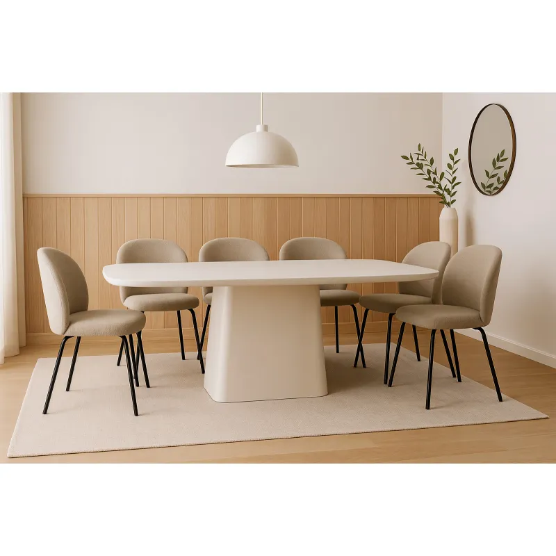 Valgomojo stalas HOLVIC, 200x100x76 cm