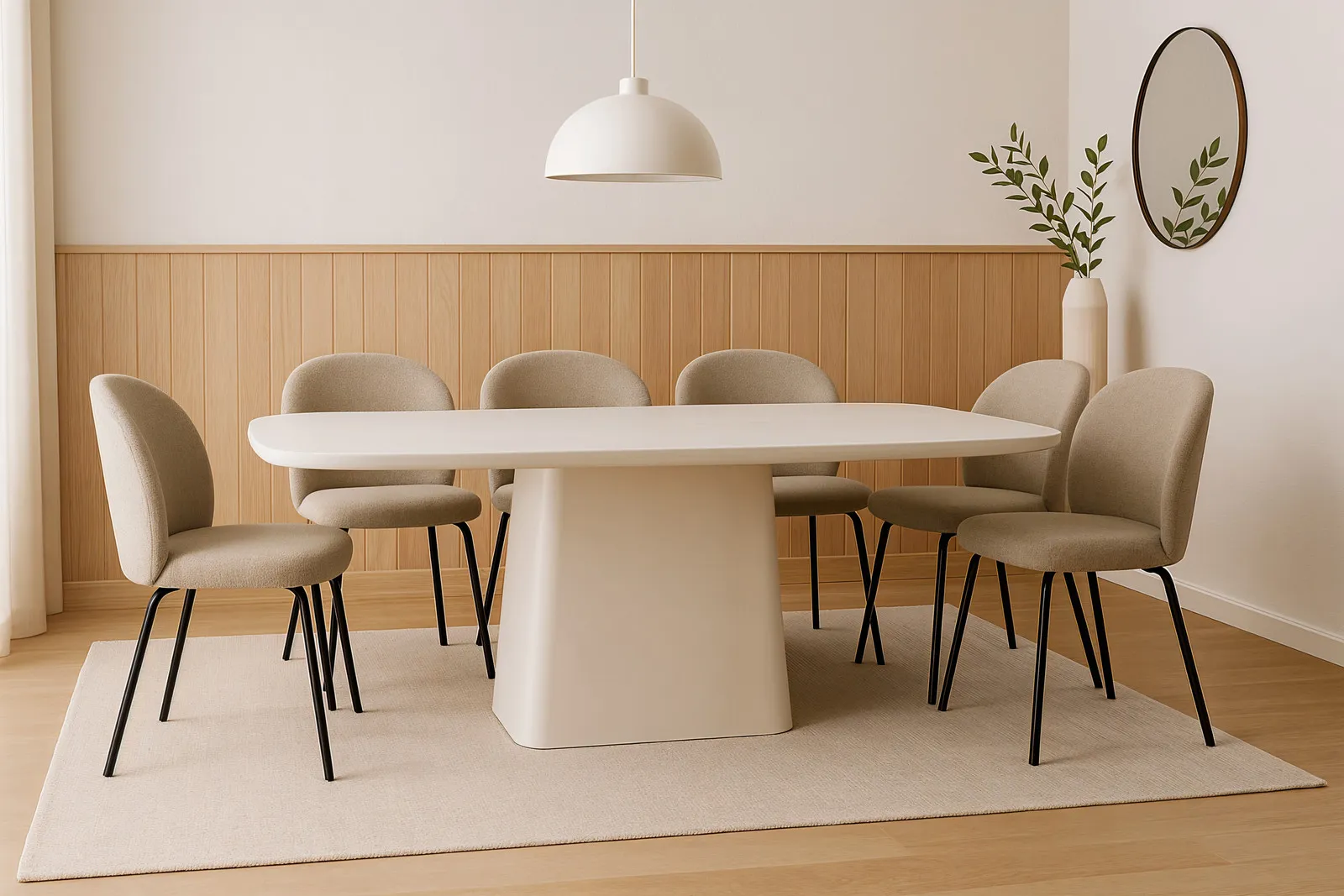 Valgomojo stalas HOLVIC, 200x100x76 cm