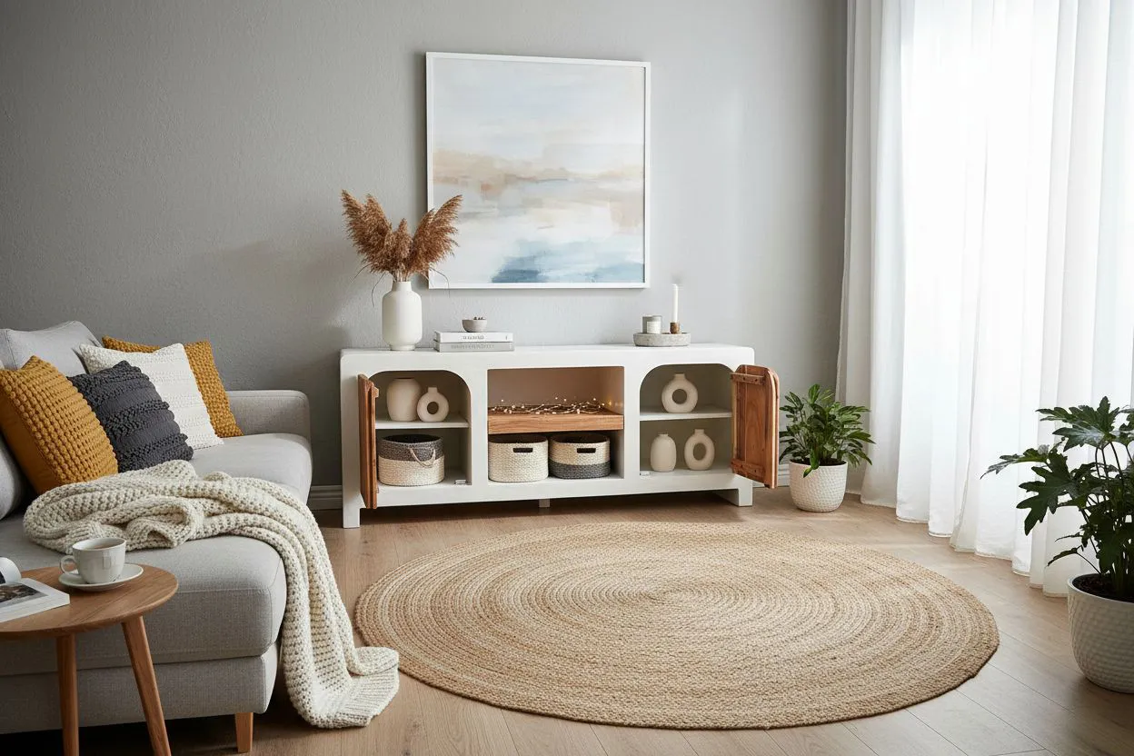 TV staliukas HOLVIC, 150x40x60 cm