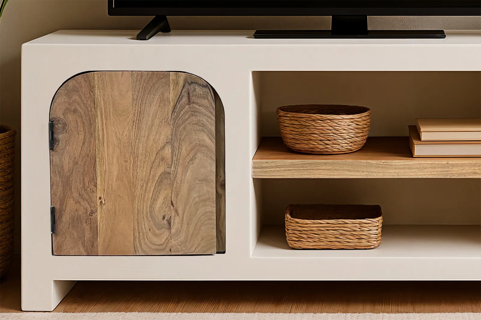 TV staliukas HOLVIC, 150x40x60 cm