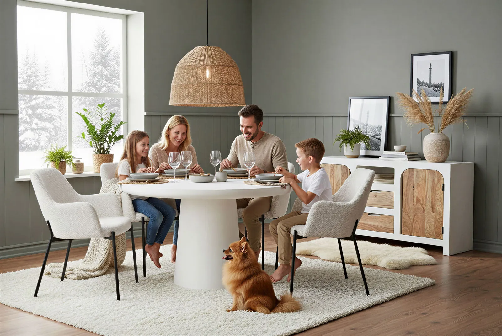 TV staliukas HOLVIC, 150x40x60 cm