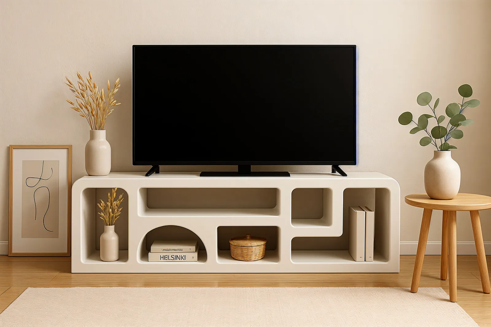 TV staliukas HOLVIC, 160x40x50 cm