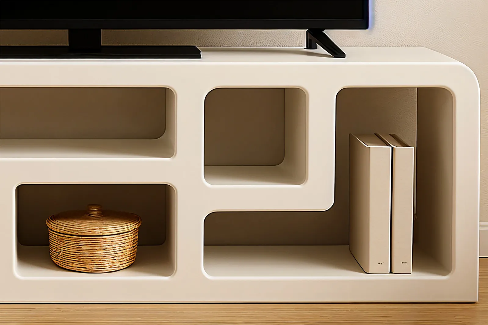 TV staliukas HOLVIC, 160x40x50 cm