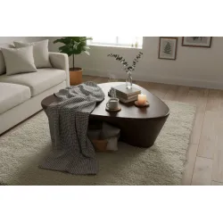 Žurnalinis staliukas RONDU, 107x78x30 cm