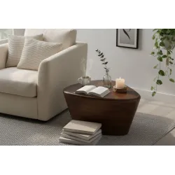 Žurnalinis staliukas RONDU, 70x53x36 cm